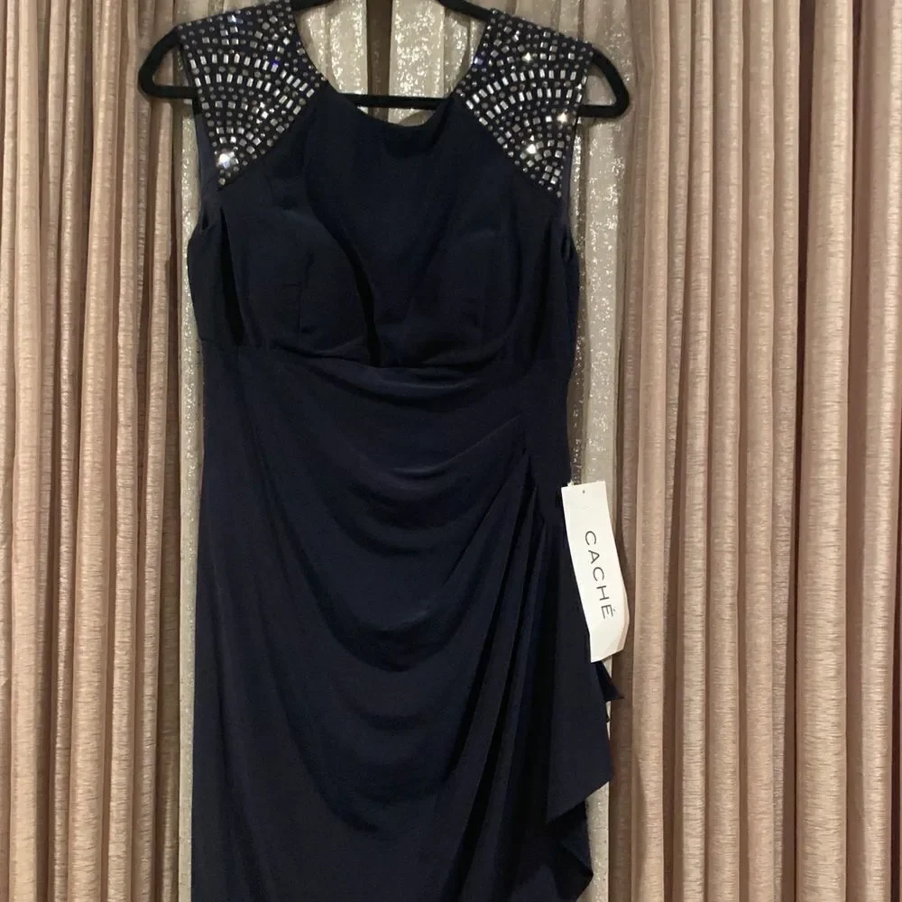 Cache  Navy dress - Picture 2 of 9